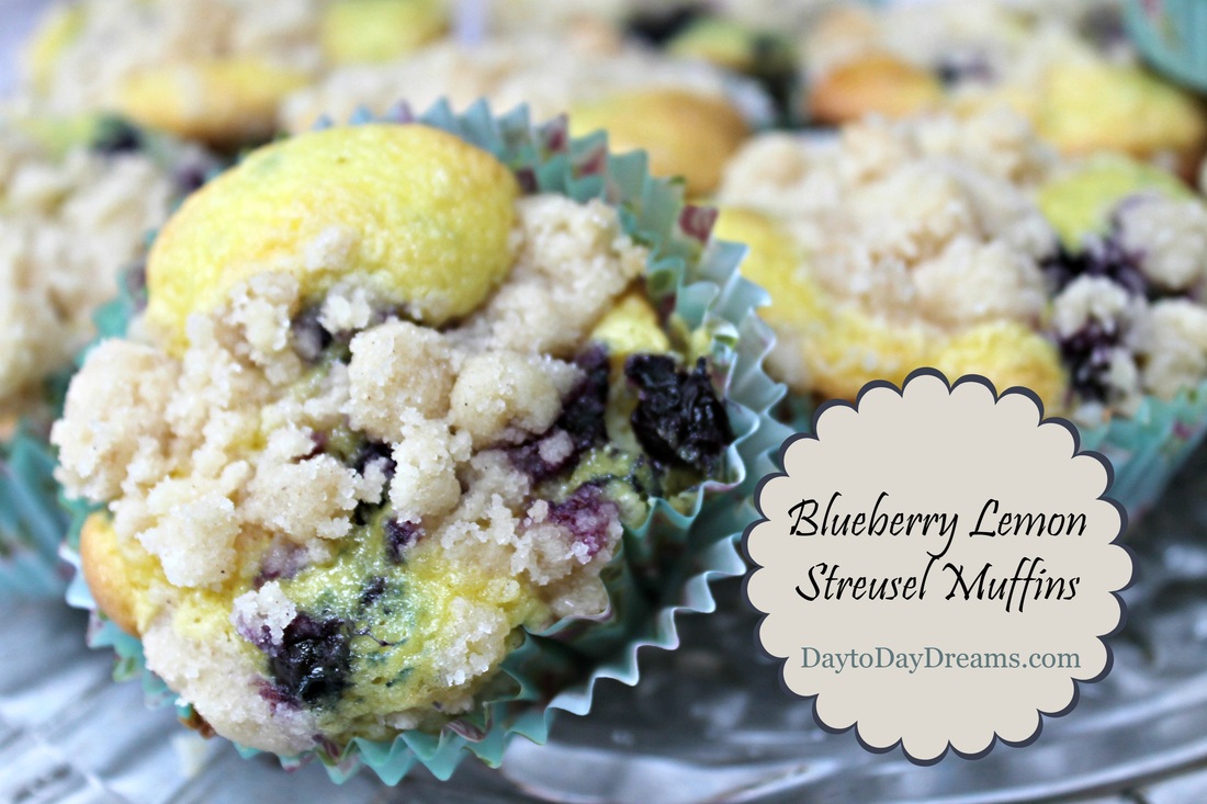 Blueberry Streusel lemon Muffins