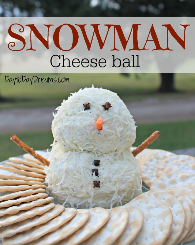 Snowman Cheese Ball