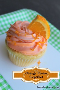 Orange Dream Cupcake daytoDayDreams.com