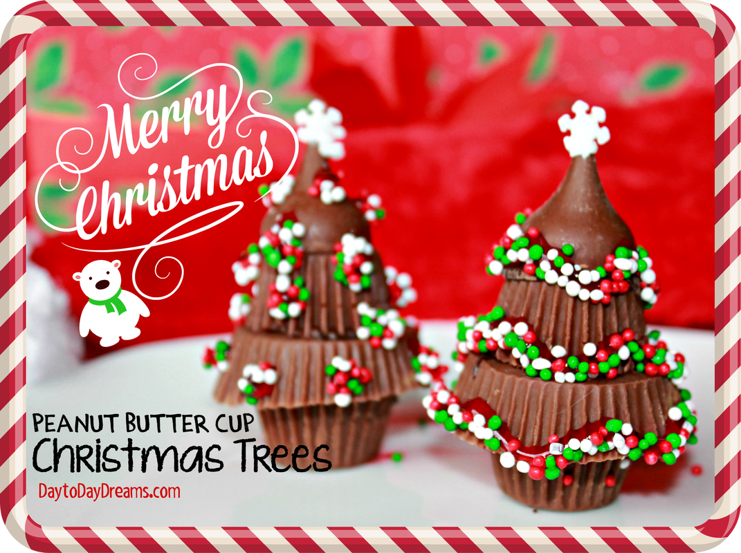 Peanut Butter Cup Christmas Trees
