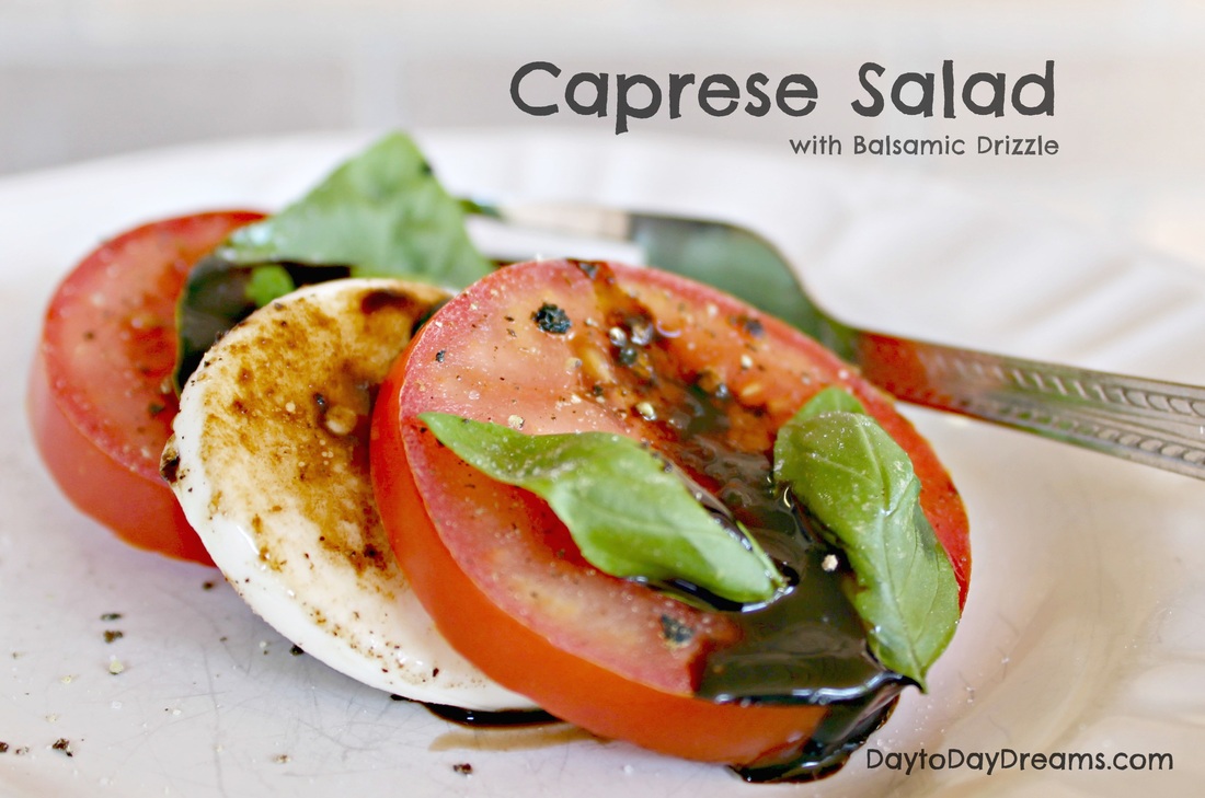 Caprese Salad DaytoDayDreams.com