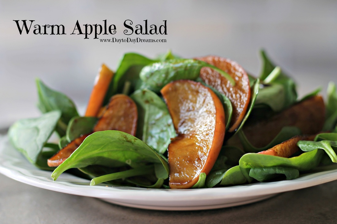 Warm Apple Salad www.DaytoDayDreams.com