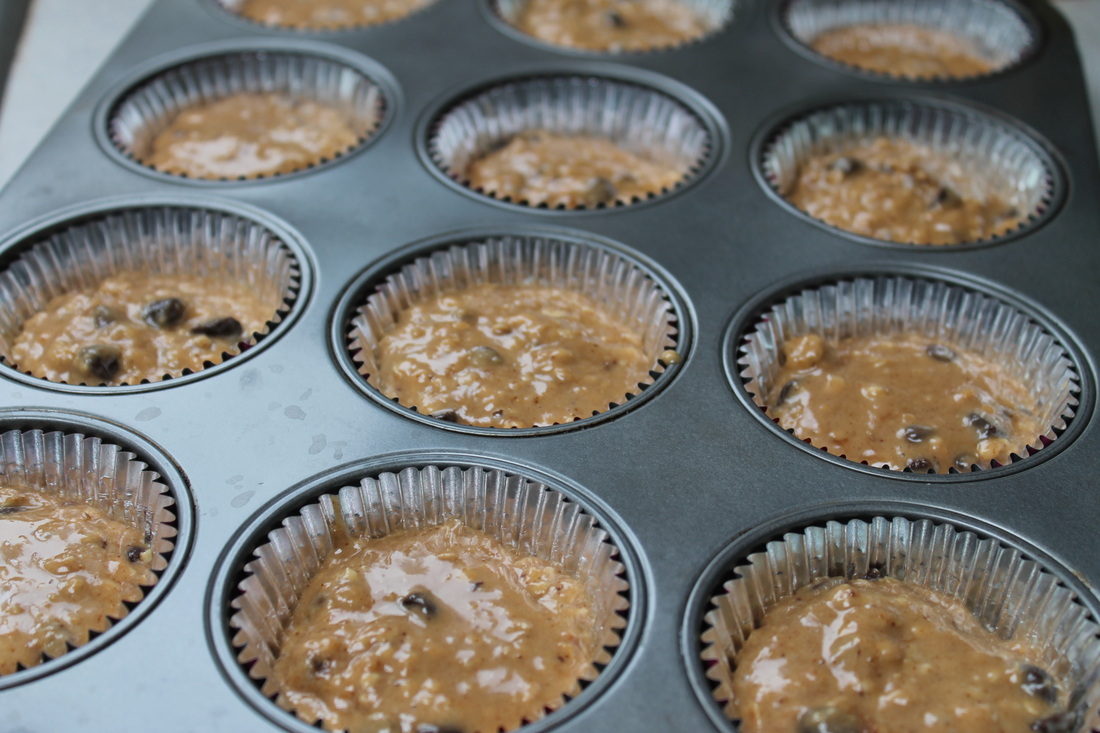 Oatmeal Chocolate Chip Muffins