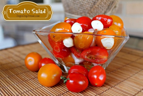 Amazing Tomato Salad  DaytoDayDreams.com