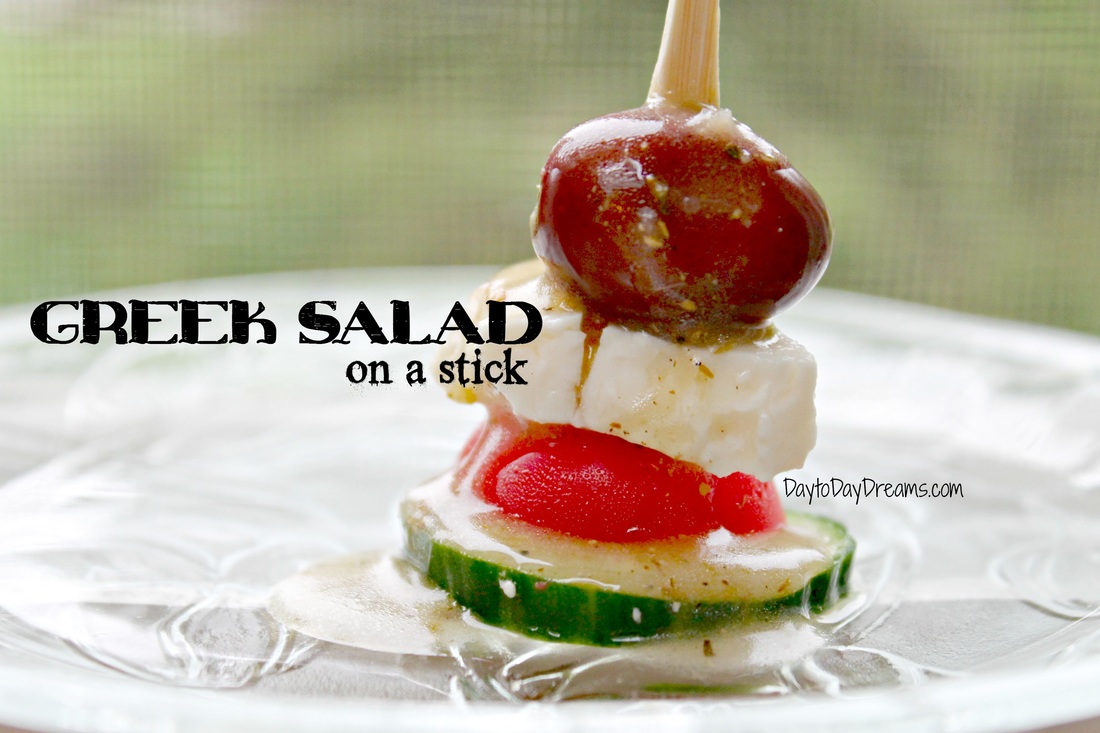 Greek Salad on a Stick