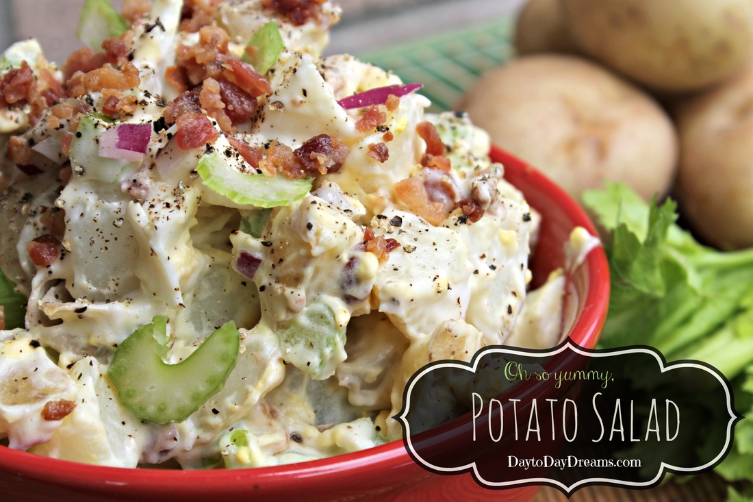 oh so yummy Potato Salad - DaytoDayDreams.com