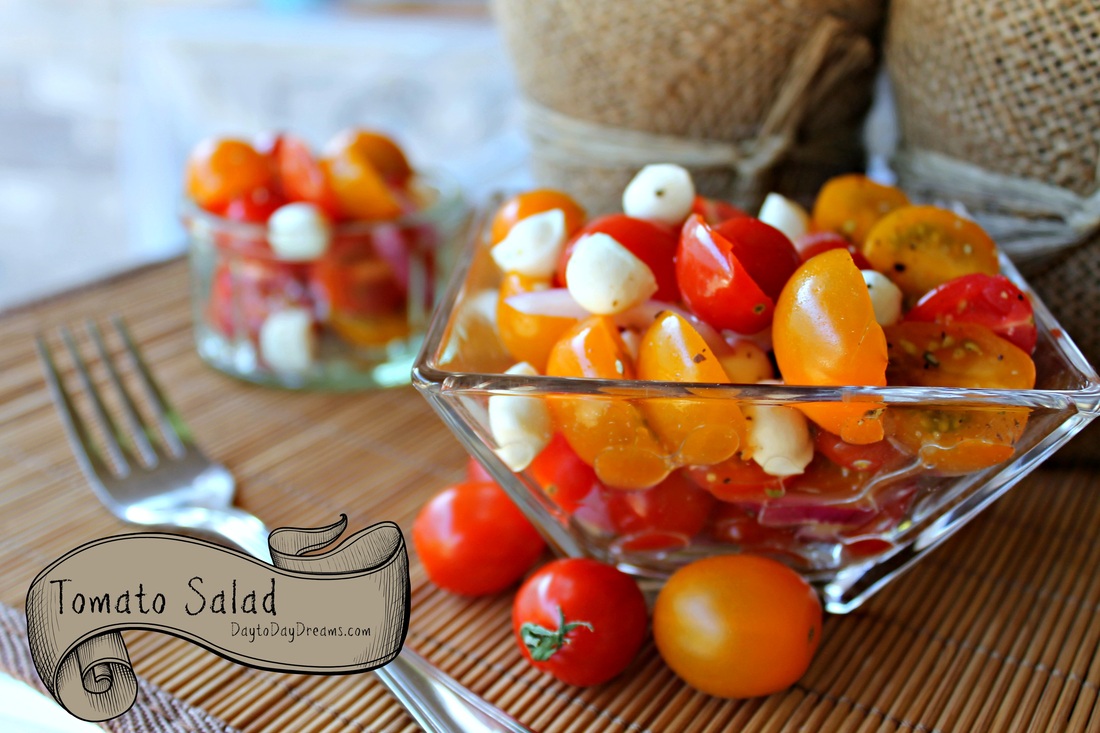 Amazing Tomato Salad DaytoDayDreams.com