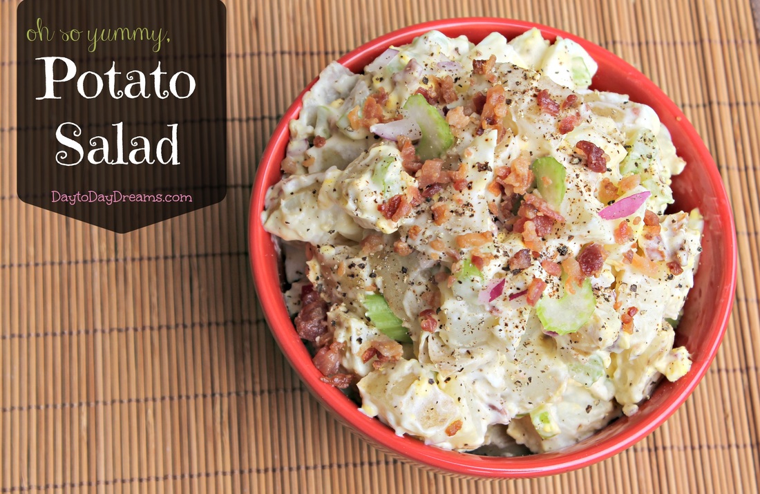 oh so yummy Potato Salad - DaytoDayDreams.com