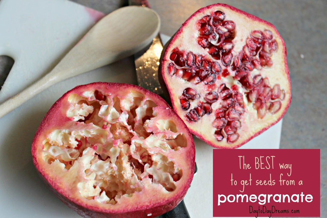 The BEST way EVER to get seeds from a pomegranate