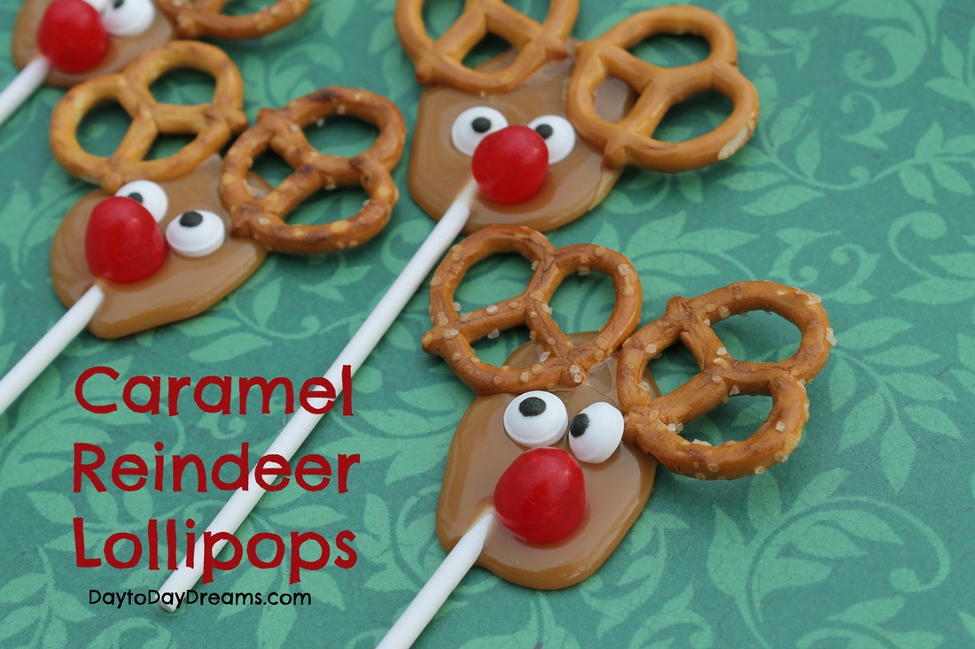Caramel reindeer Lollipops