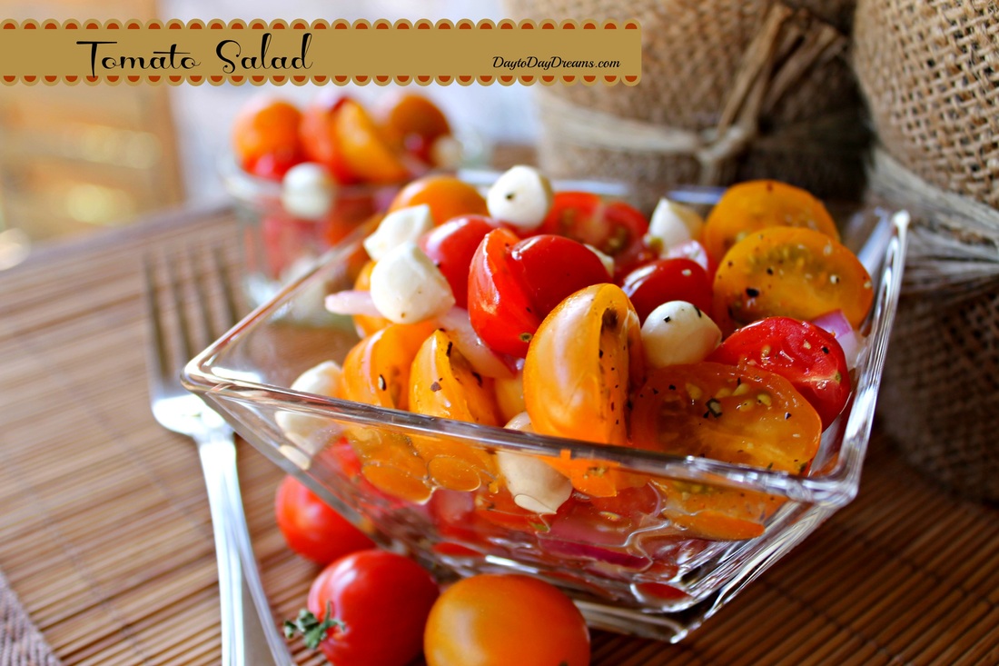 Amazing Tomato Salad  DaytoDayDreams.com
