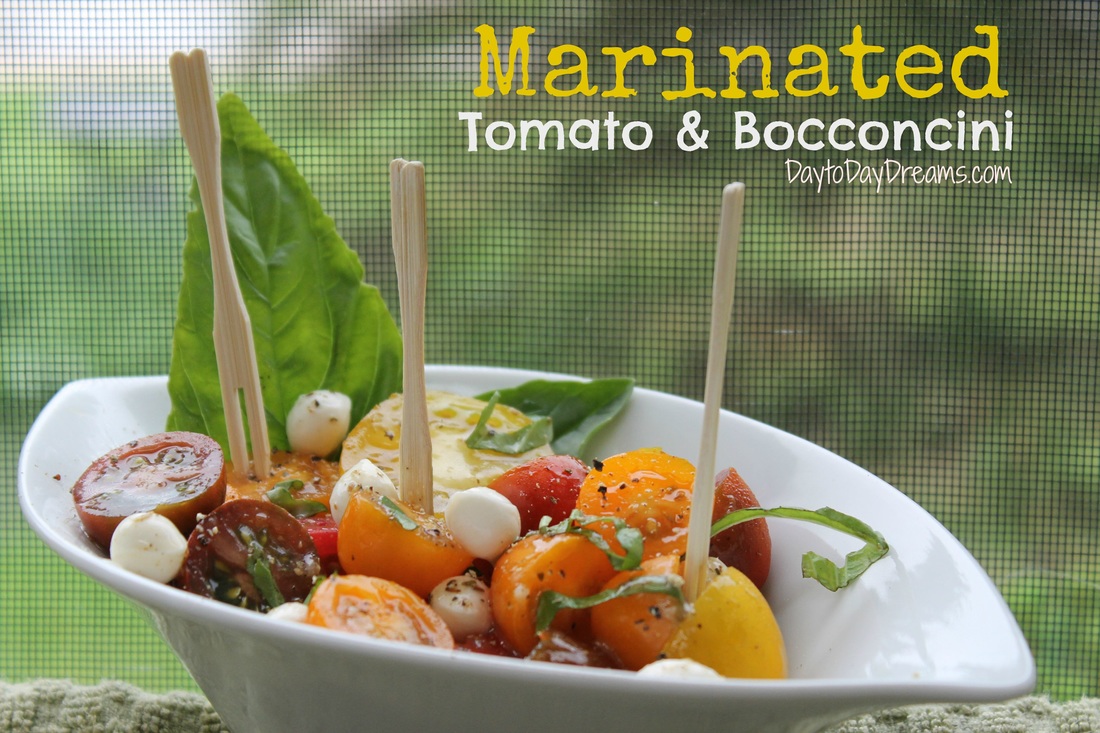 Marintaed tomato & bocconcini