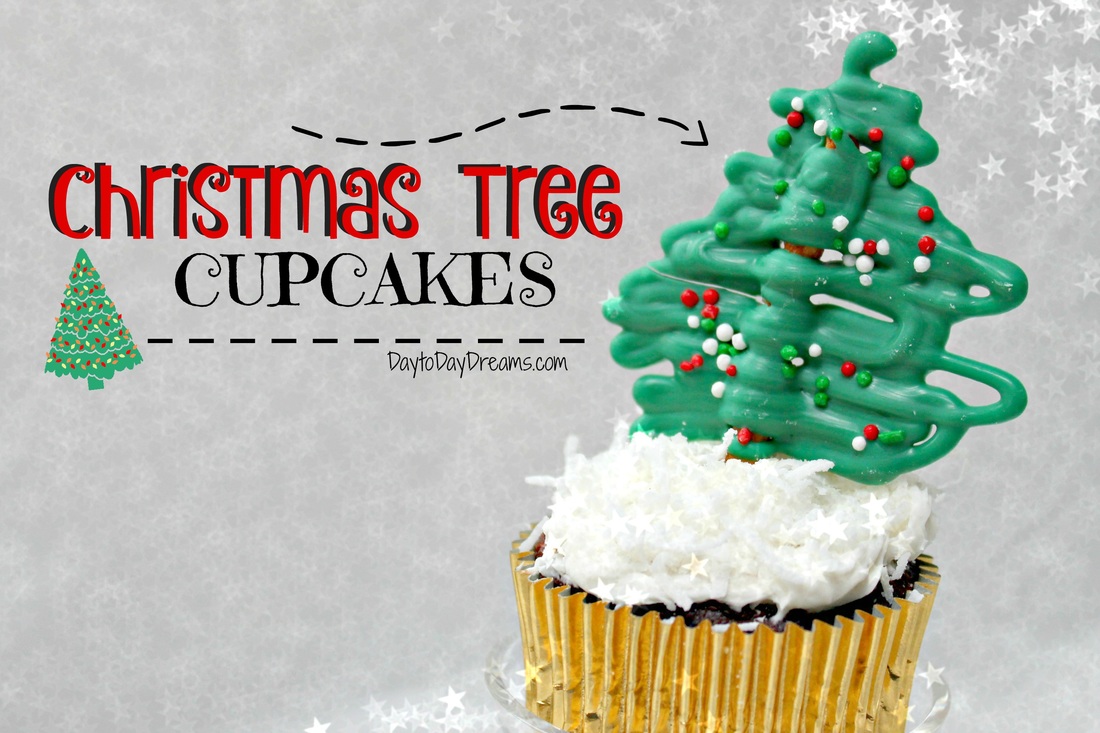 Christmas tree Cupcakes
