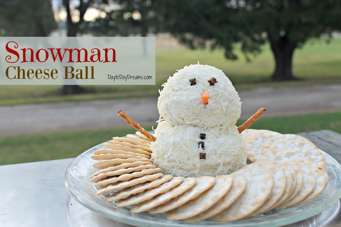 Snowman Cheese Ball
