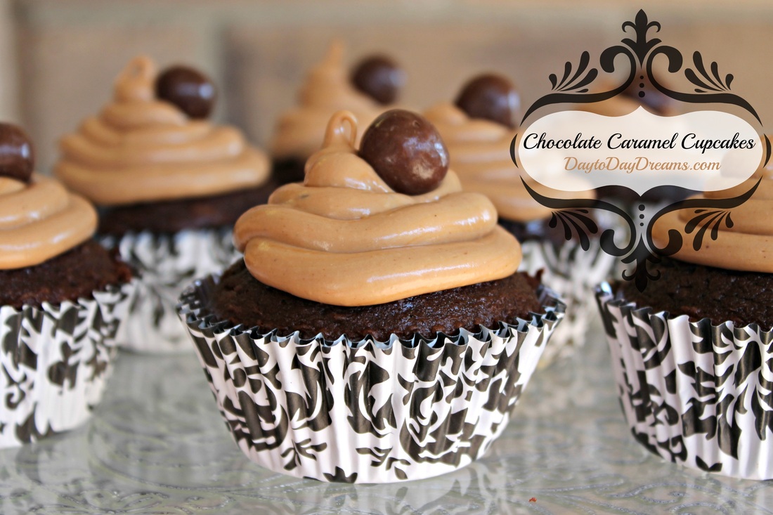 Chocolate cara,el Cupcakes DaytoDayDreams.com