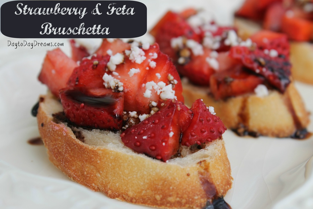 Strawberry & Feta Bruschetta