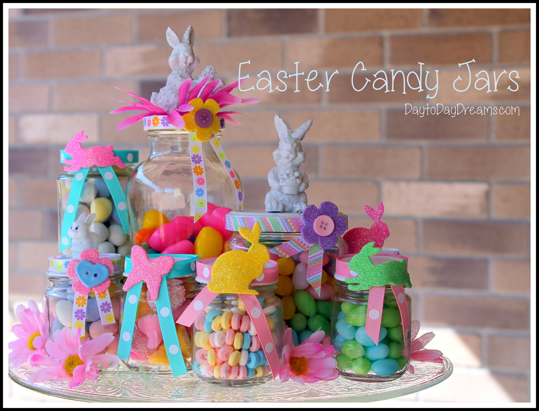 Easter Candy Jars