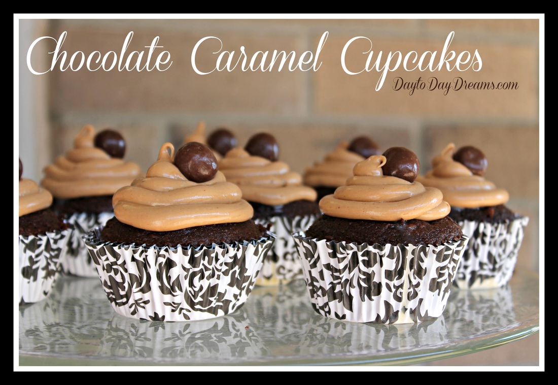 Chocolate cara,el Cupcakes DaytoDayDreams.com