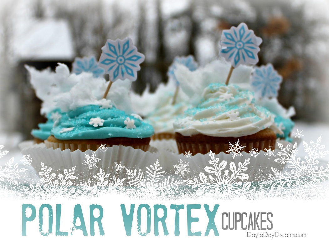 Polar Vortex Cupcakes