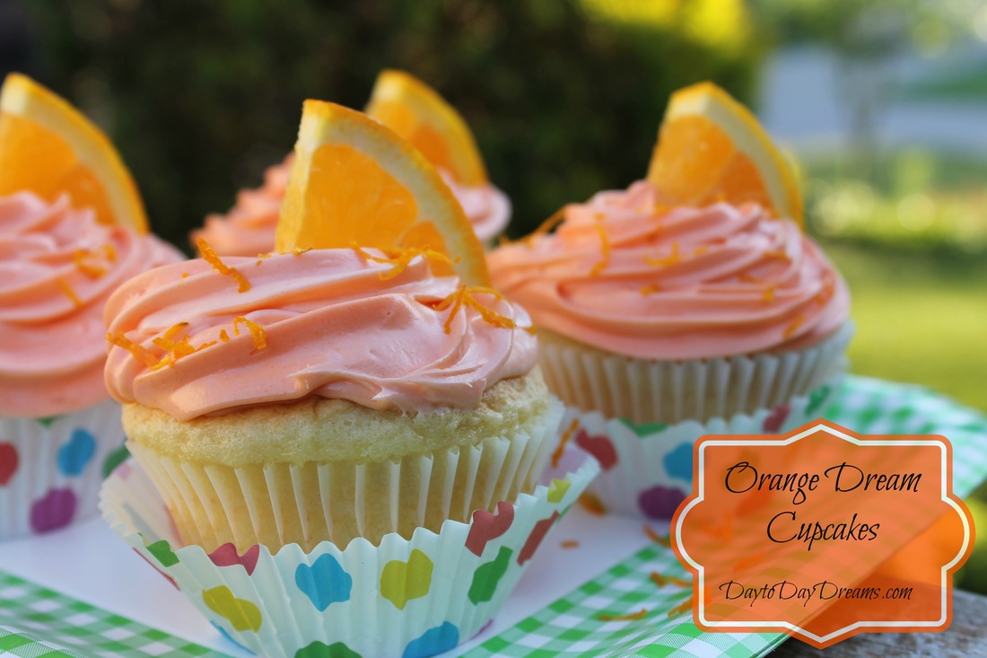 Orange Dream Cupcakes daytoDayDreams.com