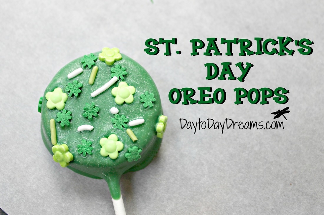 St Patrick's Day Oreo Pops